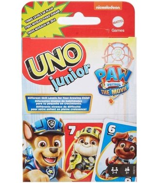 Mattel Games UNO Junior Paw Patrol - Mattel Spiele - Kartenspiel - Spiel für Kinder