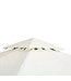 Sunny Ersatzdach UV-Schutz-Sonnenschirm wasserfest cremeweiß 300 x 300 cm