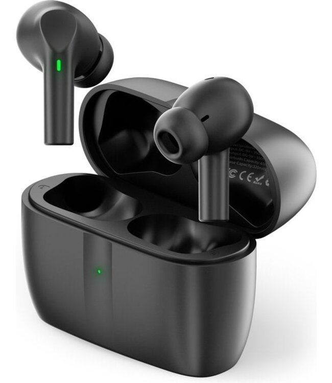 Unitone Go Wireless Earbuds - Bluetooth Kopfhörer - Earpods - Geeignet für Apple & Android - Schwarz