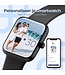 Lunis Smartwatch Damen & Herren Schwarz - Apple & Android - Touchscreen