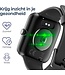 Lunis Smartwatch Damen & Herren Schwarz - Apple & Android - Touchscreen