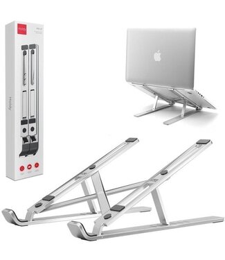 Holdy Holdy Laptop-Ständer Verstellbar - Bis zu 17,6'' - Ergonomisch - Aluminium - Schwarz Universal - Für Laptops und Tablets