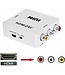 Garpex® HDMI zu Tulip AV Konverter - HDMI zu RCA Composite Audio Video Kabel Adapter