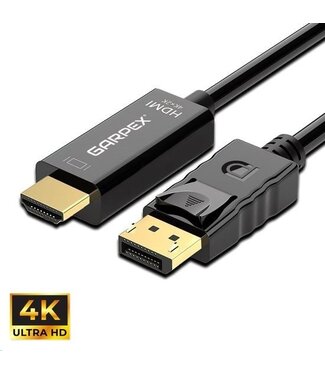 Garpex Garpex® DisplayPort auf HDMI Kabel - 4K 60Hz Ultra HD - 1,8 Meter
