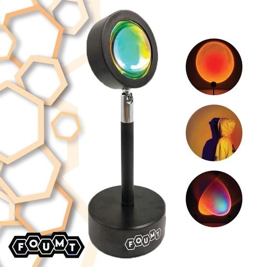 Lampe günstig Kaufen-Foumt Sunset Lampe Sunset Rot - Projektor - Sunset Projektorlampe - Sunset Lampe - Schwarz. Foumt Sunset Lampe Sunset Rot - Projektor - Sunset Projektorlampe - Sunset Lampe - Schwarz <![CDATA[Diese schöne Projektorlampe sorgt für das ultimative Entspann