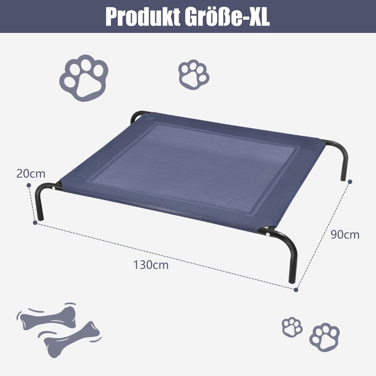 0736542322309 - Hundebett Hundekoerbe Metall Sommer Hundeliege Garten Haustier Liegeplatz draussen Hundesofa Schlafplatz Outdoor Haustierbett Hund belastbar bis 0736542322309 - Hundebett Hundekoerbe Metall Sommer Hundeliege Garten Haustier Liegeplatz draussen Hundesofa Schlafplatz Outdoor Haustierbett Hund belastbar bis