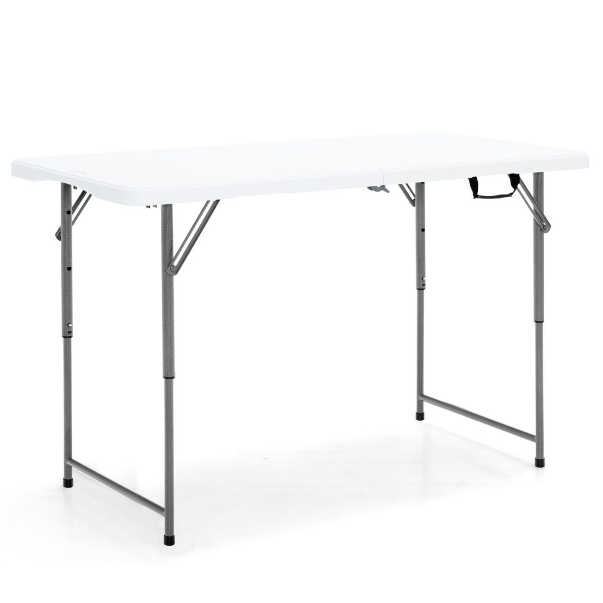 Tisch Klappbar günstig Kaufen-Coast Klapptisch Zweifach klappbarer Picknicktisch mit Höhenverstellung weiß. Coast Klapptisch Zweifach klappbarer Picknicktisch mit Höhenverstellung weiß <![CDATA[Unser klappbarer, höhenverstellbarer Tisch bietet großen Komfort für