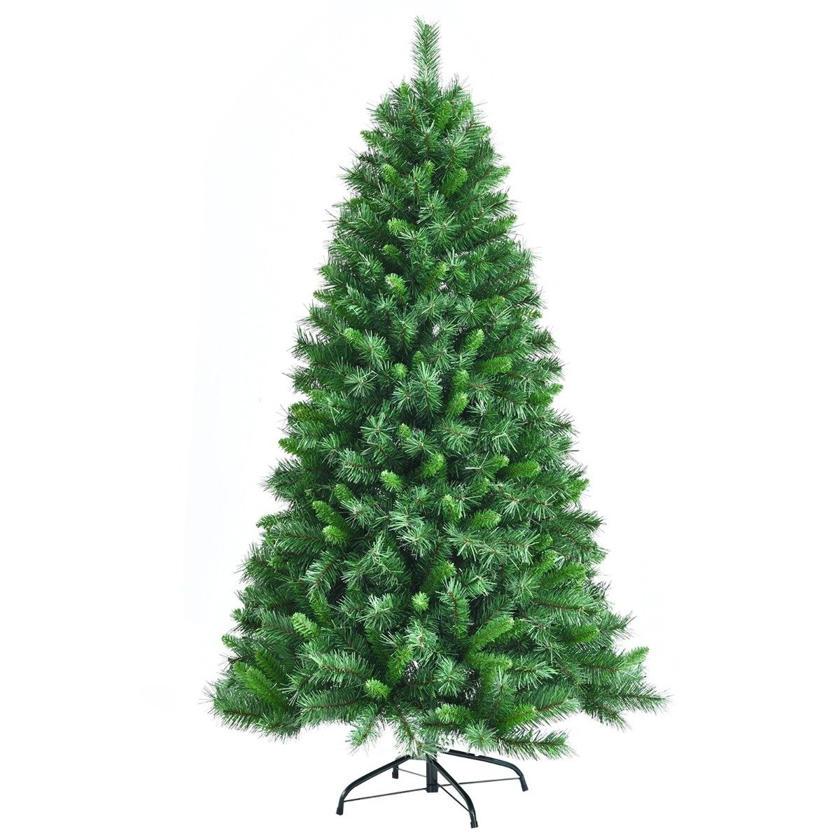 0661706104494 - 180 cm üppigen künstlichen Weihnachtsbaum mit klappbaren Metallständer feste Zeit Baum grün 0661706104494 - 180 cm üppigen künstlichen Weihnachtsbaum mit klappbaren Metallständer feste Zeit Baum grün
