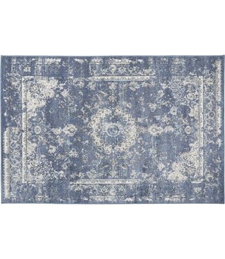 Lifa Living Lifa Living - Teppich Yarah - Blau - Weich - 200 x 290 cm - Polypropylen - Florhöhe 9 mm - Vintage