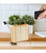 KitchenBrothers Toaster mit Toasty Clamps - Toaster - 6 Heizstufen - Breite Schlitze - Toaster - Toasti Gerät - 870W - Schwarz