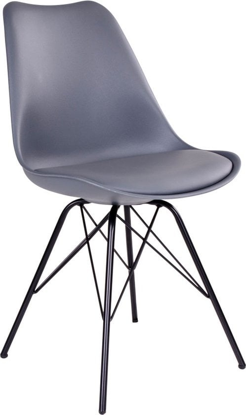 5713917002955 - Oslo Esszimmerstuhl Vegan Leder Schwarz - Set von 2 5713917002955 - Oslo Esszimmerstuhl Vegan Leder Schwarz - Set von 2