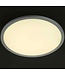 Wofi Deckenleuchte Linox LED mit RGB 40x5 cm silberfarben