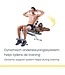 Rock Gym - Fitnessbank 6-in-1 - Bauchmuskeltrainer - Coretrainer - Bauchmuskelbank - Haltegriffbank - Bauchtrainer inkl. 2 Widerstandsbänder