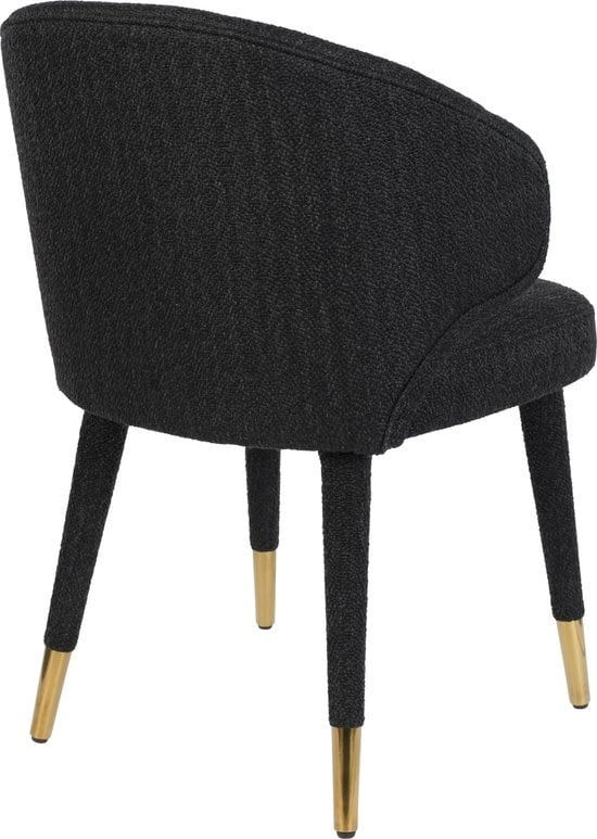 8718548055995 - Dutchbone Lunar Esszimmerstuhl - Schwarz 8718548055995 - Dutchbone Lunar Esszimmerstuhl - Schwarz