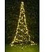 FlinQ Flagpole Weihnachtsbaum 4m Warm White - Licht Weihnachtsbaum - 640LEDS - Weihnachtsbaumbeleuchtung - Weihnachtsbeleuchtung im Freien