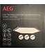 AEG EVYN - LED Panel sechseckig schwarz Ø80cm CCT dimmbar Nachtlicht RGB 36W