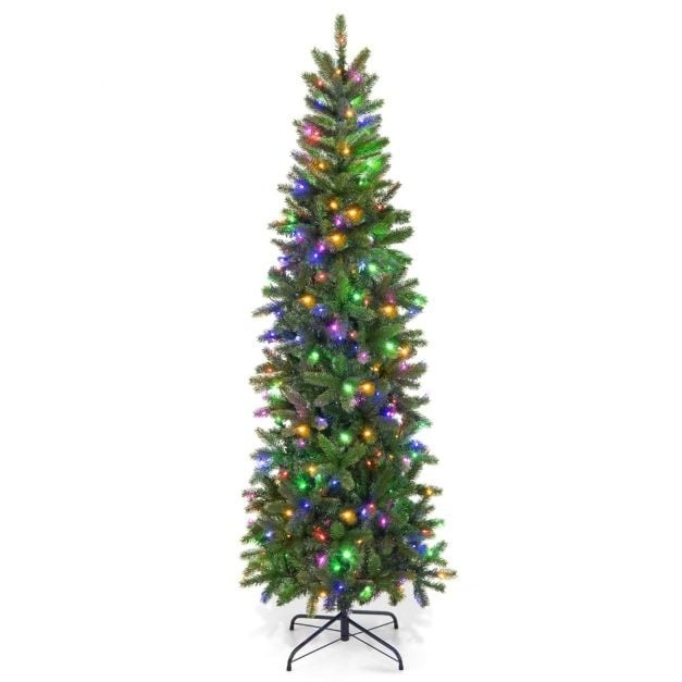 Coast günstig Kaufen-Künstlicher Weihnachtsbaum Coast mit warmweißen und mehrfarbigen LED-Lichtern und 648 dichten Zweigen 180 cm. Künstlicher Weihnachtsbaum Coast mit warmweißen und mehrfarbigen LED-Lichtern und 648 dichten Zweigen 180 cm <![CDATA[Unser S