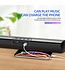 HXSJ Q3 Soundbar PC-Lautsprecher - AUX / Bluetooth kabellos - für Desktop-Computer / Notebooks / Smart TVs / Projektoren - Schwarz