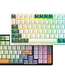 Fuegobird K3 Mechanische Gaming-Tastatur - 100Tasten - Roter Schalter - QWERTY - Mechanische RGB-Hintergrundbeleuchtung - Weiß/Grün