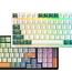 Fuegobird K3 Mechanische Gaming-Tastatur - 100 Tasten - Roter Schalter - QWERTY - Mechanische Tastatur mit RGB-Hintergrundbeleuchtung - Weiß/Orange
