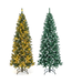 Coast Weihnachtsbaum Bleistiftform mit 250 Leds - 180cm - Grün