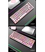 ZIYOU LANG T8 RGB Mechanische 68Tasten Gaming-Tastatur - Windows/Mac Spiele-Tastatur - Blauer Schalter - Mechanische Tastatur - Pink