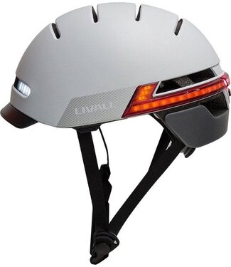 Livall Livall BH51M Neo - Intelligenter Fahrradhelm - SOS-Funktion - LED-Anzeige - Grau / Groß