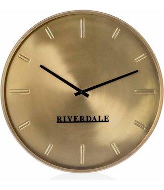 Riverdale Riverdale Wanduhr Chuck - Bronze - Ø60cm