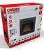 Classic Fire Elektrische Sfeerhaard Chicago - Kachel 1800W - Haard zonder Schouw - LED Vlammen - Zwart