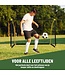 Umbro Fußballtor - Faltbares Fußballtor - 180 x 91 x 120 CM - für Kinder - Schwarz/Gelb