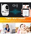 Sicherheitskamera - IP Haustierkamera schwarz - 2-Wege-Audio - Bewegungs- und Geräuscherkennung - Nachtsicht - verkabelt - drahtloses Internet - Hundekamera - Speicherung in Cloud oder App