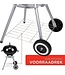 BBQ Collection Holzkohlegrill - Kugelgrill 45 x 60 Zentimeter - Rundgrill - Grill auf Rädern - Schwarz - Metall