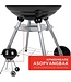 BBQ Collection Holzkohlegrill - Kugelgrill 45 x 60 Zentimeter - Rundgrill - Grill auf Rädern - Schwarz - Metall