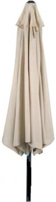 8711252434025 - Sonnenschirm - Stockschirm - Ø300 cm - champagner beige - mit Kurbel 8711252434025 - Sonnenschirm - Stockschirm - Ø300 cm - champagner beige - mit Kurbel