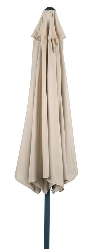8711252434025 - Sonnenschirm - Stockschirm - Ø300 cm - champagner beige - mit Kurbel 8711252434025 - Sonnenschirm - Stockschirm - Ø300 cm - champagner beige - mit Kurbel