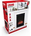 Classic Fire Elektrische Sfeerhaard Lugano - Haard met Schouw - LED Vlammen - 1800W - Wit