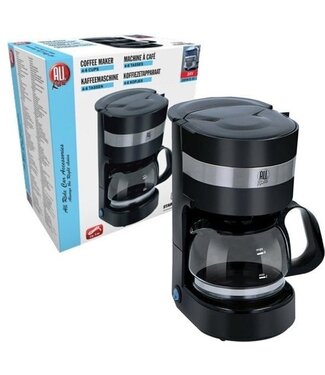 All Ride All Ride Koffiezetapparaat 24V - Auto en Vrachtwagen - Filter Koffie - Warmhoudfunctie - Zwart