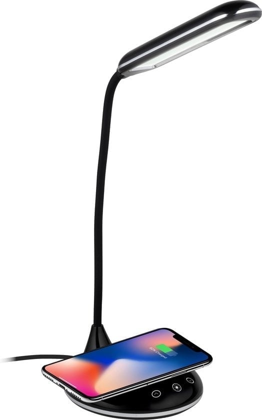 Kabellos,FERNIDA günstig Kaufen-Grundig Tischleuchte mit Handy-Ladefunktion - Kabellos - USB - LED - Flexibel biegbar - Schwarz. Grundig Tischleuchte mit Handy-Ladefunktion - Kabellos - USB - LED - Flexibel biegbar - Schwarz <![CDATA[Diese Schreibtischlampe der Qualitätsmarke Grundig i