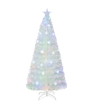 Coast Coast Weihnachtsbaum - 180 cm - Beleuchtet - Fiberglas - Weiß