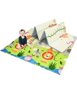 Coast Coast Spielteppich für Babys - Doppelseitig - 200 x 180 x 1,4 cm