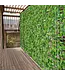 Outsunny Künstliche Hecke Wanddekoration Sichtschutz Hecke Pflanzen Hecke hellgrün