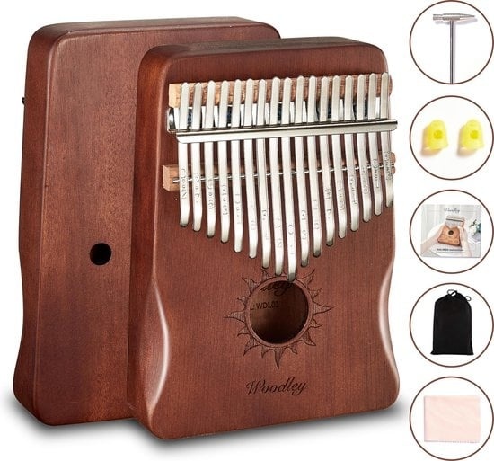 Kalimba günstig Kaufen-Kalimba-Set - 17 Töne - Mit Notenbuch - Daumenklavier - Musikinstrument - Mahagoni - Für Kinder und Erwachsene. Kalimba-Set - 17 Töne - Mit Notenbuch - Daumenklavier - Musikinstrument - Mahagoni - Für Kinder und Erwachsene <![CDATA[In 