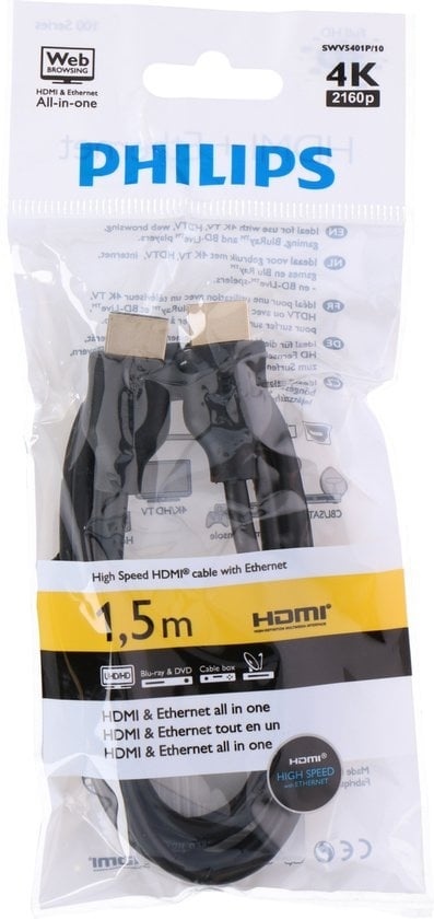 Kabel/Ladekabel günstig Kaufen-HDMI-Kabel - 4K - 1,5 Meter. HDMI-Kabel - 4K - 1,5 Meter <![CDATA[Spezifikationen: 4K-Auflösung 1,5 Meter HDMI-Kabel]]>. 