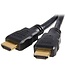 Philips HDMI-Kabel mit Ethernet SWV5401P/10 - HDMI-Kabel 4K - 1,5 Meter - Minimaler Signalverlust - PVC - Schwarz