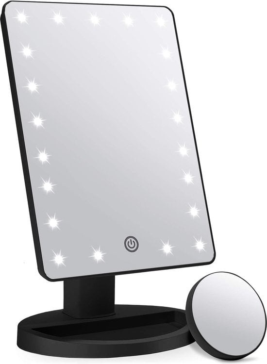 LED Beleuchtung günstig Kaufen-Strex Make-up-Spiegel mit LED-Beleuchtung - 3 Beleuchtungsmodi - 1/10-fache Vergrößerung - 360Â° verstellbar. Strex Make-up-Spiegel mit LED-Beleuchtung - 3 Beleuchtungsmodi - 1/10-fache Vergrößerung - 360Â° verstell