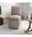 Gepolsterter Stuhl mit Lagerung Akzentstuhl mit 2 Kissen Esszimmerstuhl Freizeitstuhl für Arbeitszimmer Schlafzimmer Roll-up