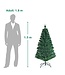 Coast Weihnachtsbaum LED 150/180/210 cm künstliche Fichte mit Glasfaser Farbwechsler grün
