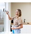 GoScrub® Cleaning Master Grey - Elektrische Reinigungsbürste - Elektrischer Schrubber - Schrubber - für Bad oder Küche - Schrubber mit Handgriff - 10 Aufsätze