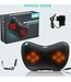 Sanbo Wireless Massage Cushion WL20 - Schwarz - Massagegeräte - Wärmefunktion mit Infrarot - Für Haus und Auto - Shiatsu - Fitness