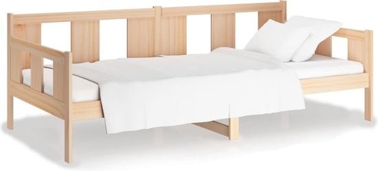 Bett Massiv günstig Kaufen-vidaXL Schlafsofa-massiv-gekörntes-Holz-80x200-cm. vidaXL Schlafsofa-massiv-gekörntes-Holz-80x200-cm <![CDATA[Dieses multifunktionale Schlafsofa dient nicht nur tagsüber als Sofa, sondern auch nachts als Bett. Das macht es zu einer hervorragend